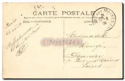 St. GRATIEN — Castelo da Princesa Mathilde — editor não visível — Verso
