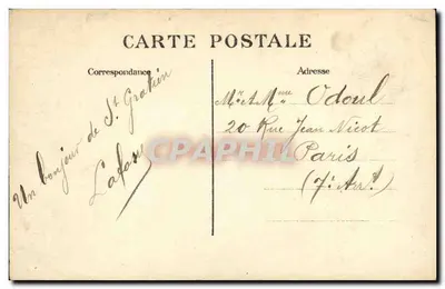 Saint-Gratien — Zamek Księżnej Mathilde — wydawca nieznany, nr 04 — Rewers