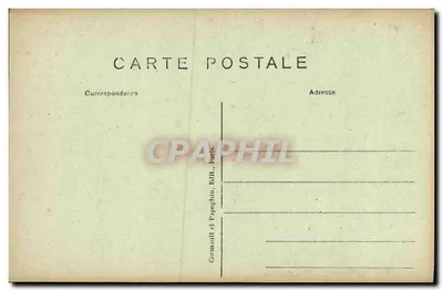 St-GERMAIN-en-LAYE — El Parterre Nord y perspectiva de la Avenue des Loges — Cormaullt y Papeghin, Edit. Paris — Reverso