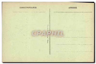 Saint-Cloud — Pożar zamku przez Prusaków (13 października 1870) — Phototypie Paryż — Rewers