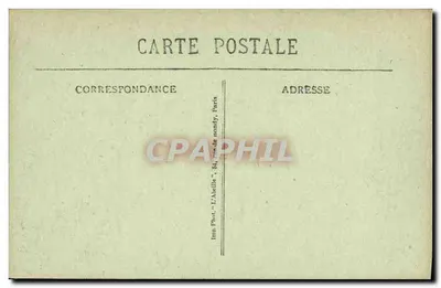 Saint-Cloud — Park Chevres i Dom Strażnika przed Rewolucją — Wydawnictwo Fotograficzne 'L'Abeille', 84, rue de Bondy, Paris — Rewers