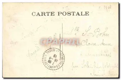 Park Saint-Cloud — Most Czarnego Diabła, zbudowany przez żołnierzy Napoleona I — Paris, seria 40 — Rewers