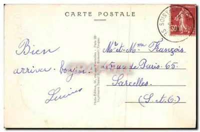 SOISY-sur-SEINE (S.-et-O) — Avenue Chevalier — Photo-Édition, 56, rue des Tournelles - Paris (Vosges) — Achterkant
