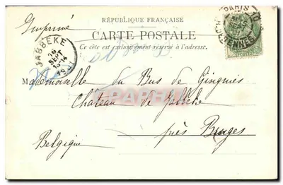 Manufacture Nationale — bâtiment à Sèvres — éditeur St. & Co. & D. n° 10210 — Achterkant