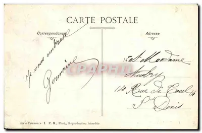 SAINT-LOUD — Cascata — P. M., Fot. « Trianon » — Verso