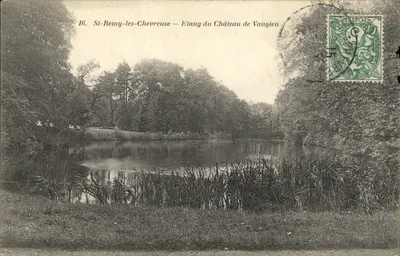 St-Remy-les-Chevreuse — Lago do Castelo de Vaugien — editor desconhecido, n°16