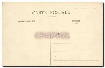 Saint-Cloud — Kaskady wybudowane przez Le Pautre i Mansarda podczas panowania Ludwika XV — C.M. n°8 — Rewers