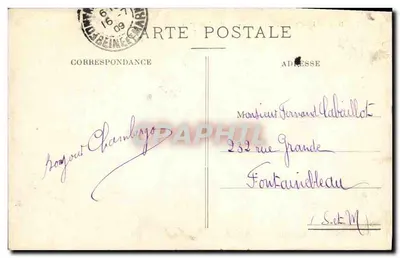 Saint-Cloud — Le Pavillon Bleu — G. Devé — Rewers