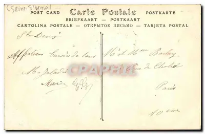 Saint-Denis — Dom Orderu Honorowego — Wydawnictwo G. Grandfrait — Rewers