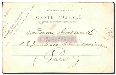 L'ABBAYE DE SAINT-DERIS. Statue de Marie-Antoinette — LL. 45 — Back