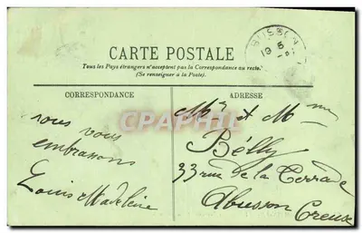 Saint-Germain-en-Laye — Terrasa i ogólny widok — wydawca nieznany, nr 29 — Rewers