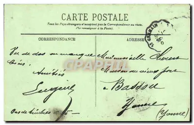 Saint-Germain-en-Laye — A Praça Thiers, o Castelo e a Igreja — LL. n°102 — Verso
