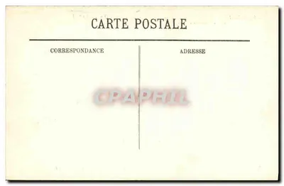 Abbaye de Saint-Denis — przed i po pożarze Flèche — bez wydawcy ani widocznego numeru — Rewers