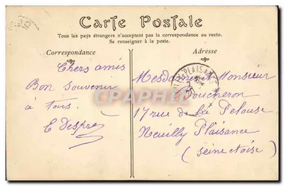 Abbaye de SAINT-DENIS — Chapelle dite de Dagobert — Éditeur non identifié, n° 28 — Verso