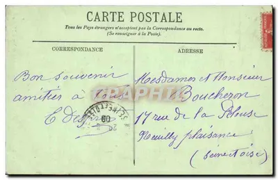 L'ABBAYE DE SAINT-DENIS — Tumba de Marie-Thérèse de Austria — LL. — Reverso