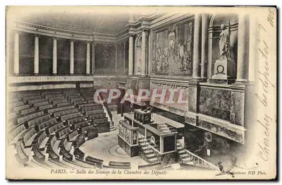 PARIS. — Sala das Sessões da Câmara dos Deputados — Collections ND Phot. n° 90