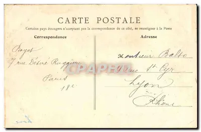 Paris - Die Seine, Ansicht vom Pont des Saints-Pères — B.F. Paris, n°20 — Rückseite