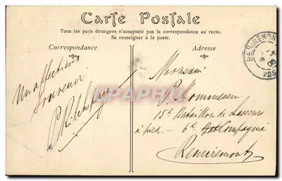 Panorama de PARIS — Vista tirada a oeste do Panteão — Editor JERART — Verso