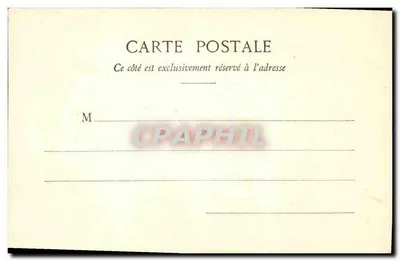 Parijs - Het Paleis van Justitie & de Sainte-Chapelle — Sainte-Chapelle zichtbaar in de achtergrond — uitgever Saint-Pierre, nr. 53 — Achterkant