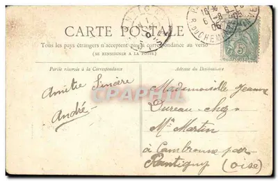 Paryż — León z Belfortu — Zbiór Petit Journal — Rewers