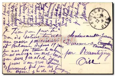 Pylony Mostu Alexandre III — Paryż — J. L. C. — Rewers