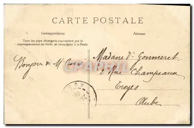 PARIS — Avenue de l'Opéra — wydawca Croistes, nr 19 — Rewers