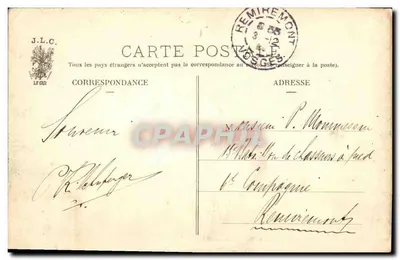 Paryż — Place des Victoires — J.L.C. n°588 — Rewers
