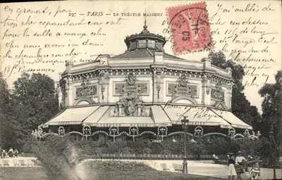 Paris — O Teatro Marigny — editor Audran & Schiré