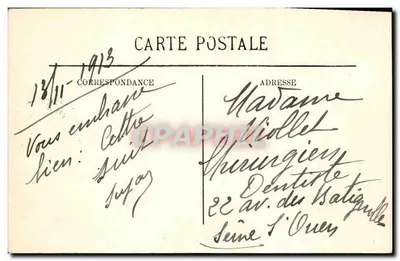 Paris — A Estação de Orleães e o Quai d'Orsay — LL. — n° 698 — Verso