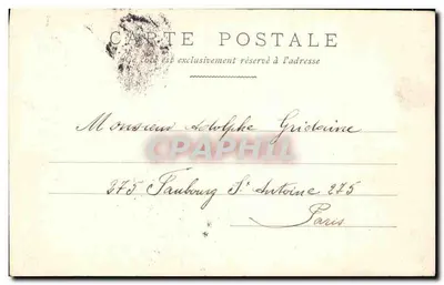 Estatua de Victor Hugo — París — editor París, n° 263 — Reverso