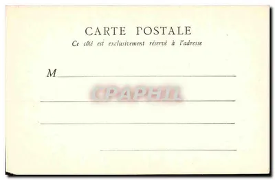 Buste de Guy de Maupassant — monument avec statue assise — éditeur B.F., Paris, n° 16 — Verso
