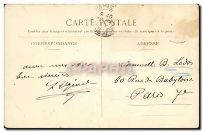 Parigi — vista della basilica del Sacro Cuore — P. L. D. Depositato — Verso