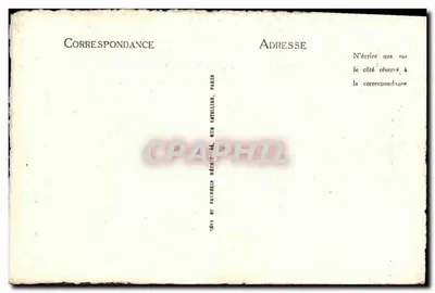 Paris - Vieux Montmartre 1923 — A Rue du Calvatre, Place du Tertre — segundo um desenho a carvão de Mme H. Kosmann-Sichel — Verso