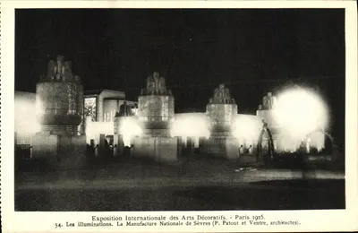 Międzynarodowa Wystawa Sztuki Dekoracyjnej — Paryż 1925 — Narodowa Fabryka Sèvres (P. Patout i Ventre, architekci)
