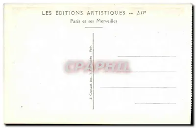 Ogród Mosera — Międzynarodowa Wystawa Sztuki Dekoracyjnej — Paryż 1925 — Éditions Artistiques LIP — Rewers