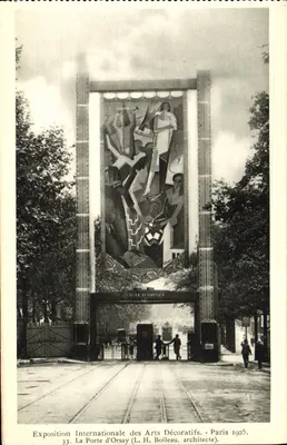 Międzynarodowa Wystawa Sztuki Dekoracyjnej - Paryż 1925 — Brama Orsay (L. H. Boileau, architekt) — Wydawnictwo Artystyczne LIP