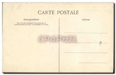 Paris — Jardim das Tuileries — O Reno e a Mosela — C.L.C. — n°672 — Verso