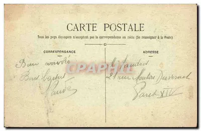 Paryż - Park Montsouris - Pomnik Flatters - C. M. — Rewers