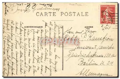 Paris — Panorama de la Seine — Éditeur inconnu, n° 205 — Verso