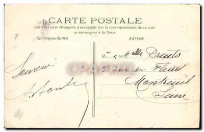 Paryż — Statua Republiki przez Morice — J.H. n°140 — Rewers
