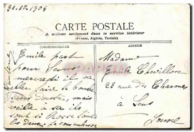París - Boulevard Sebastopol & Plaza del Châtelet — Monumento a la República — Reverso