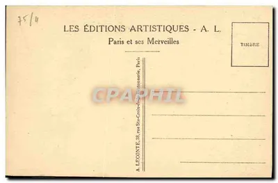 Estátuas do Portal da Virgem - Notre-Dame de Paris — A. L. n°12 — Verso