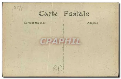 Stara pocztówka Paryż Panthéon Cabanel Vied e SAint Louis — Rewers