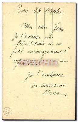Rond-Point des Champs-Élysées — uitzicht met het Grand Palais — uitgever Cap, n° 011 — Achterkant