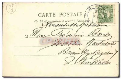 Paryż - Arc de Triomphe i Place de l'Étoile — wydawca Melis Nuren, nr 286 — Rewers
