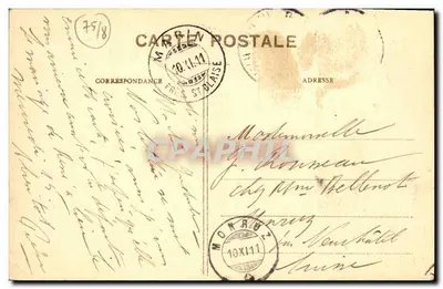 Paris - Praça da Concórdia com o Obelisco - A. R. - n°161 — Verso