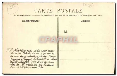 Parigi — Arco di Trionfo del Carrousel — Maggi — Verso