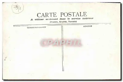 Paris — O Conselho de Estado, praça do Palácio Real — Verso