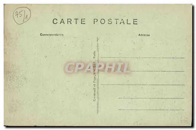 Paryż — Most Królewski i Pablon Flore — A.P. nr 400 — Rewers