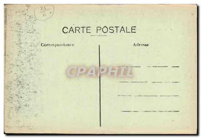 Parijs — De Kerk en de Fontein van Sint-Sulpice — C. M. n°1166 — Achterkant
